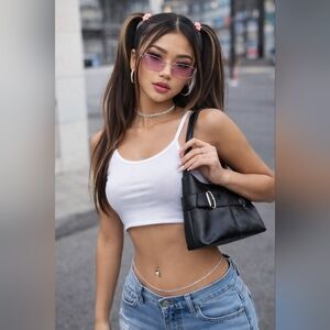 Vintage Y2K Aldo Baby Bag Black Faux Leather Micro 90s EUC